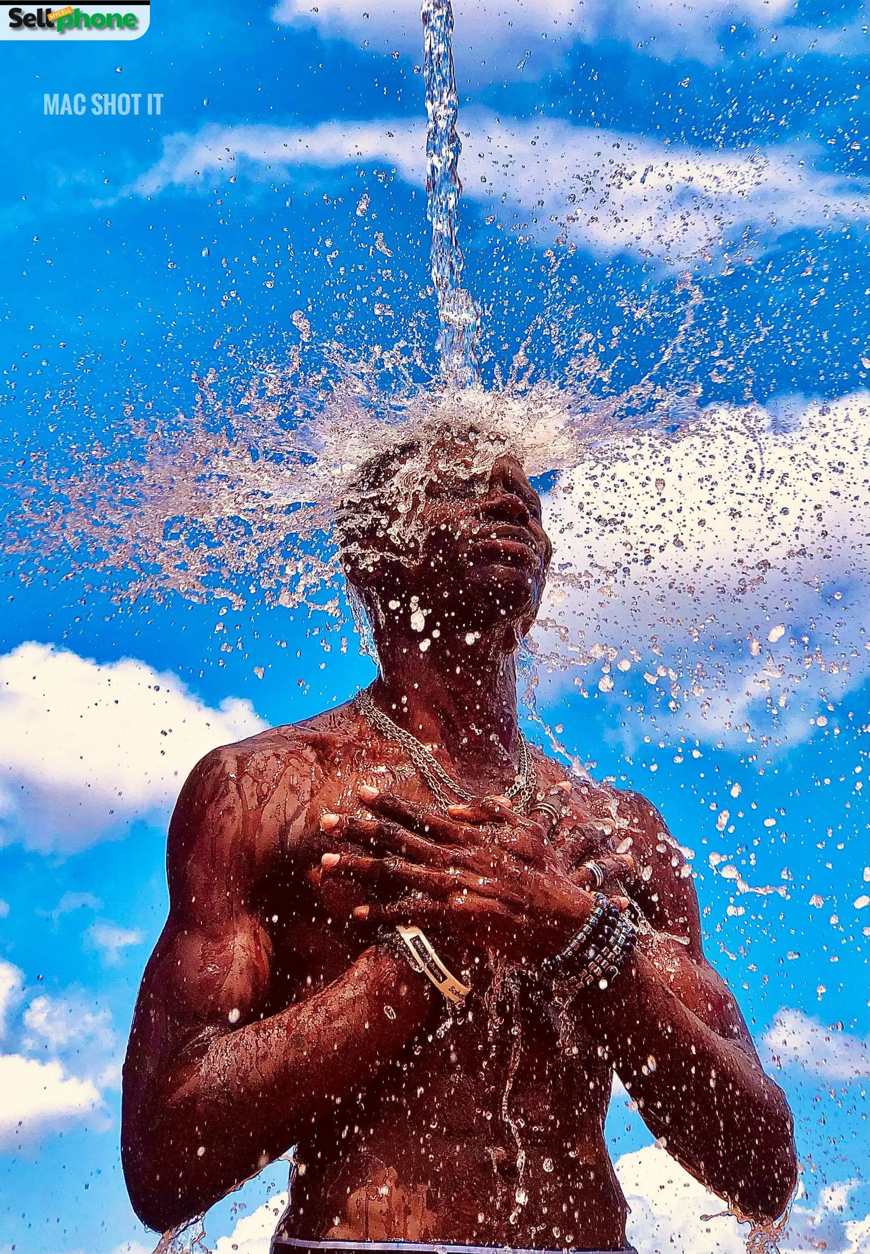 Using burst mode on smartphone to capture action shots