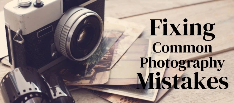 Common photography mistakes illustration