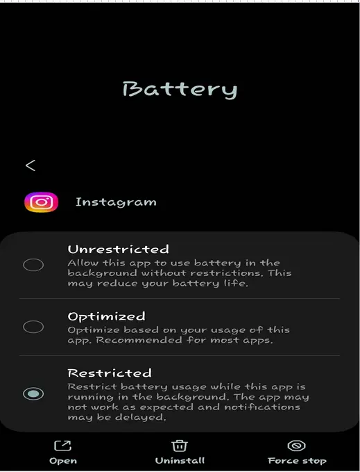 How to stop background apps from draining battery by limiting refresh activity and location access on smartphone