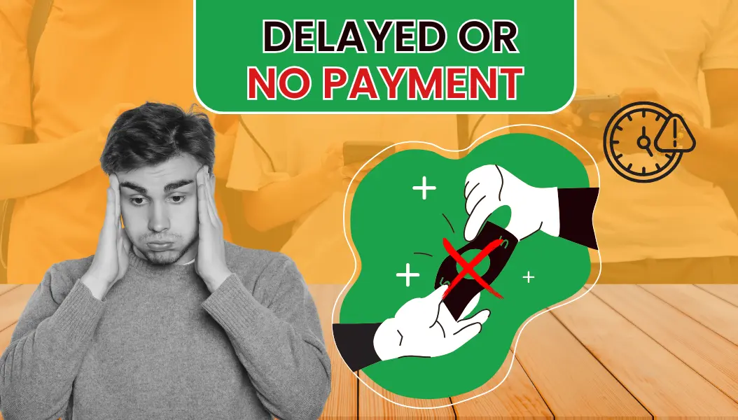 empty wallet symbolizing no payment after phone trade-in