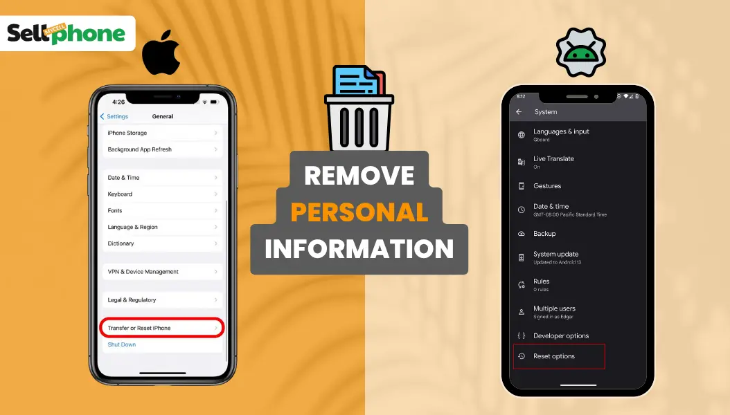 Factory reset steps for iPhone and Android before trading in your phone to protect personal data