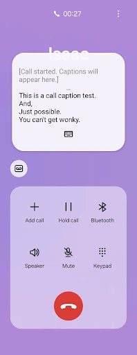 how to enable Enable Call Captions on Samsung Galaxy for live call subtitles